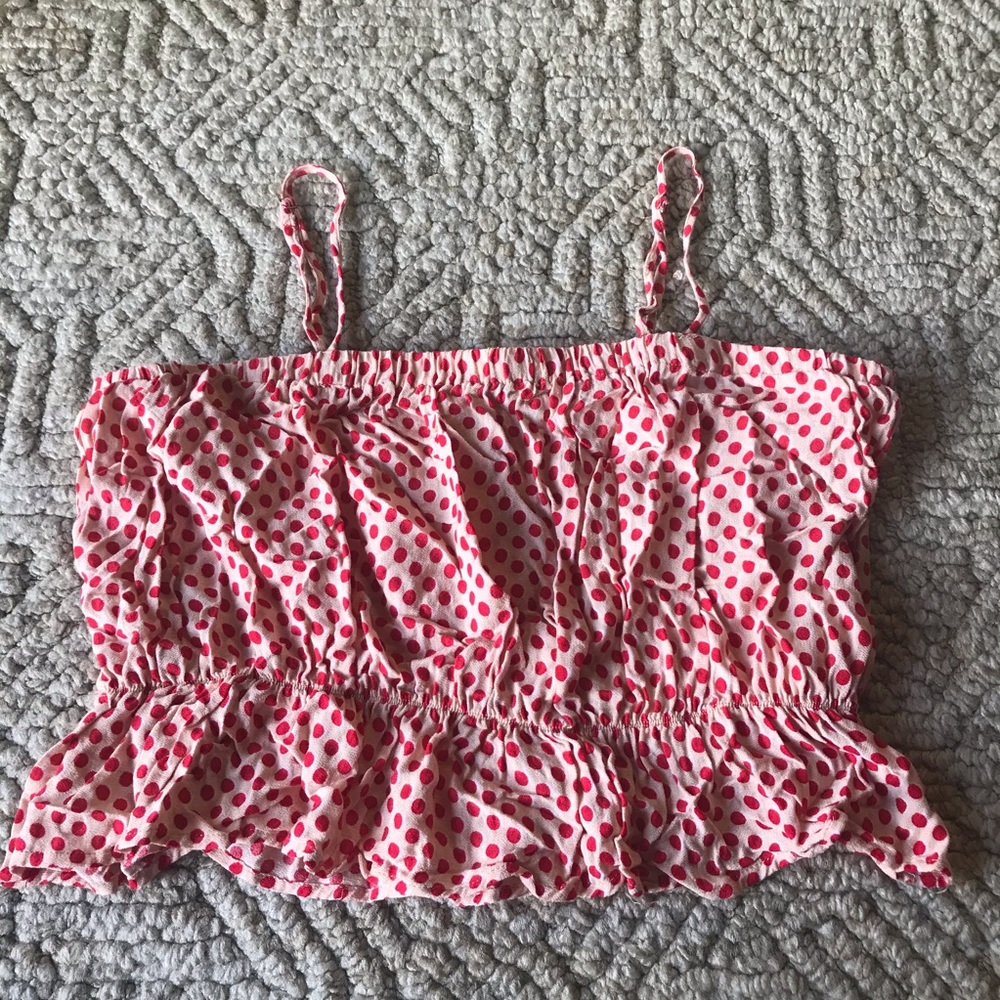 3 for 12 | Forever 21 polka dot tank top, size large